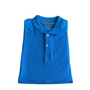 Covington Men's Blue  The Perfect Polo‎ Classic Fit Casual Polo Shirt Size Large